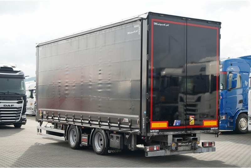 Wecon PRZYCZEPA - 7,7 M / TANDEM / PRZEJAZDOWA  / OŚ PODNOSZONA / SAF - Curtainsider trailer: picture 4 Wecon PRZYCZEPA - 7,7 M / TANDEM / PRZEJAZDOWA  / OŚ PODNOSZONA / SAF - Curtainsider trailer: picture 4