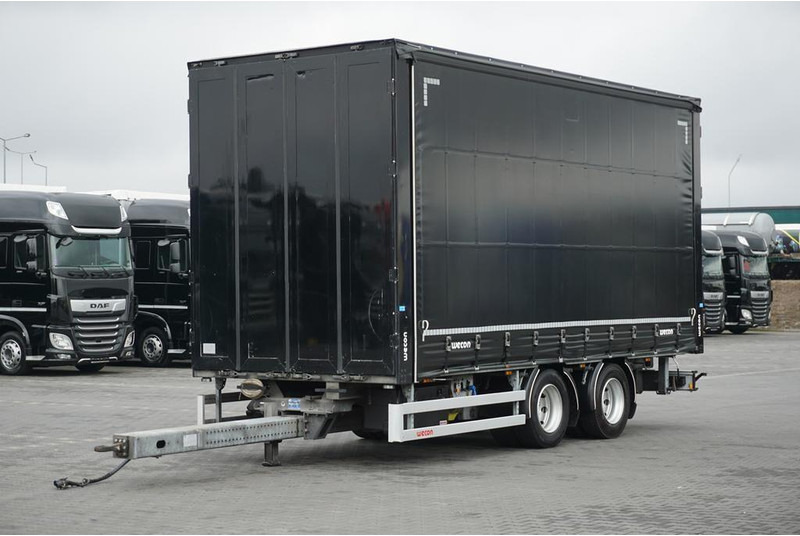 Wecon TANDEM / DŁ. 6,5 M / PRZEJAZDOWA / 16 PALET - Curtainsider trailer: picture 1 Wecon TANDEM / DŁ. 6,5 M / PRZEJAZDOWA / 16 PALET - Curtainsider trailer: picture 1