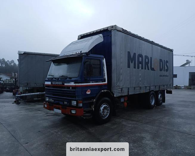SCANIA P 93M 250 | 6X2 8 tyres | Manual injector pump | - Curtainsider truck: picture 2 SCANIA P 93M 250 | 6X2 8 tyres | Manual injector pump | - Curtainsider truck: picture 2