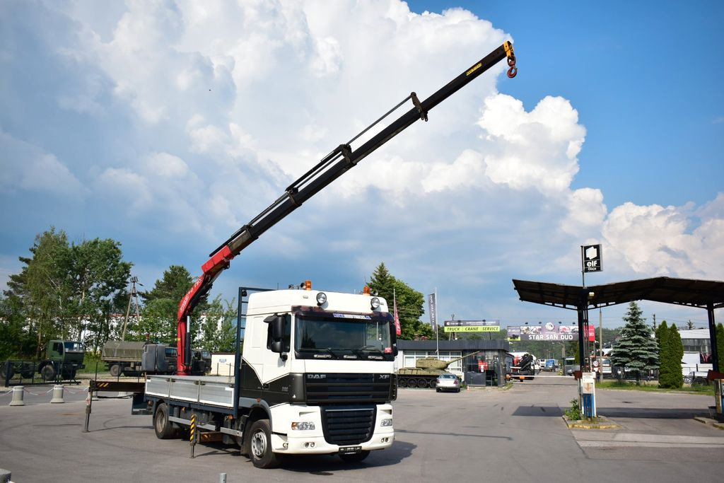 DAF XF 105.410 4x2 FASSI F 190 Trailer - Crane truck, Dropside/ Flatbed truck: picture 1 DAF XF 105.410 4x2 FASSI F 190 Trailer - Crane truck, Dropside/ Flatbed truck: picture 1