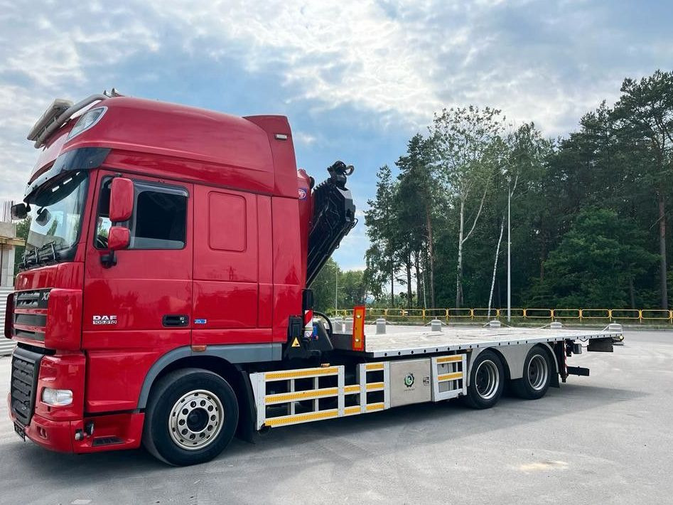 DAF XF 105 6x2 HMF 4020 EURO 5 KRAN CRANE . - Crane truck: picture 3 DAF XF 105 6x2 HMF 4020 EURO 5 KRAN CRANE . - Crane truck: picture 3