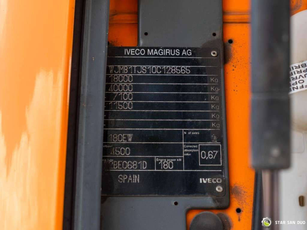 Truck mounted aerial platform Iveco  CURSOR 240 4x4 RUTHMANN T225 22,5 Meters Lift: picture 25