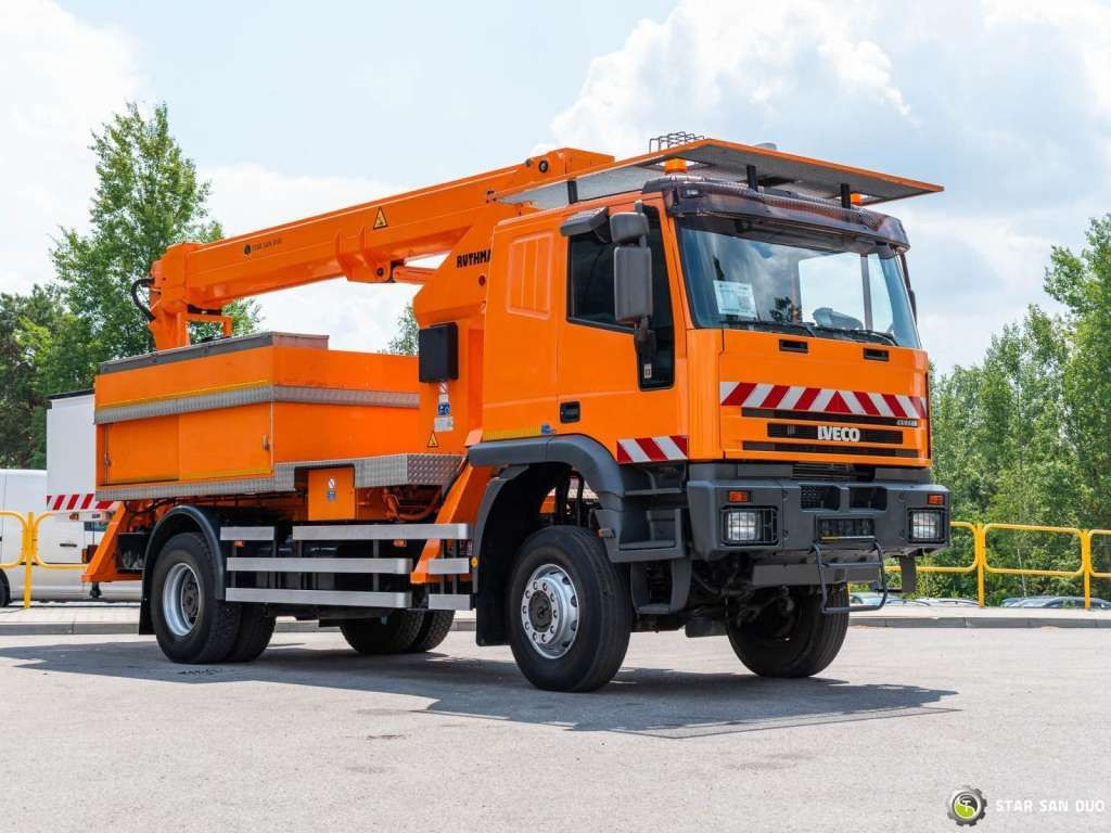 Truck mounted aerial platform Iveco  CURSOR 240 4x4 RUTHMANN T225 22,5 Meters Lift: picture 10