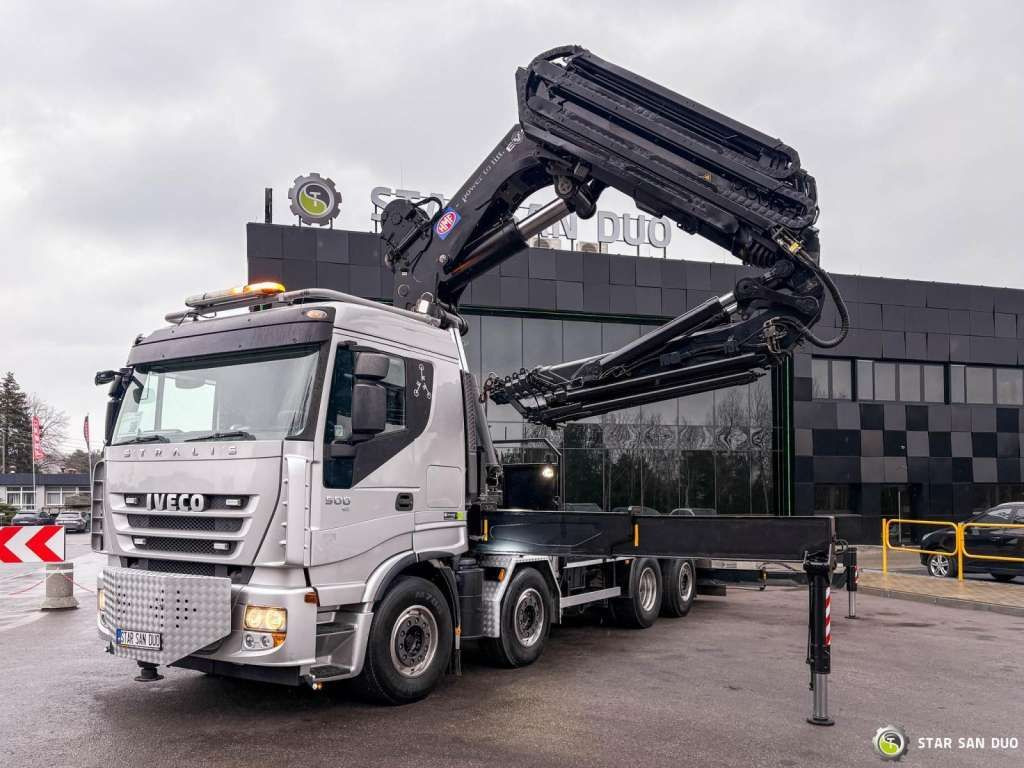 Iveco STRALIS AS320S50Y 8x2 HMF 8520-0K6 FLY JIB Winc - Crane truck: picture 2 Iveco STRALIS AS320S50Y 8x2 HMF 8520-0K6 FLY JIB Winc - Crane truck: picture 2