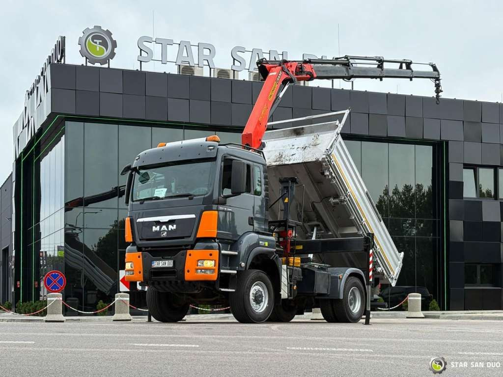 MAN TGS 18.480 PALFINGER PK 16502 HDS Crane,Kipper - Crane truck: picture 1 MAN TGS 18.480 PALFINGER PK 16502 HDS Crane,Kipper - Crane truck: picture 1