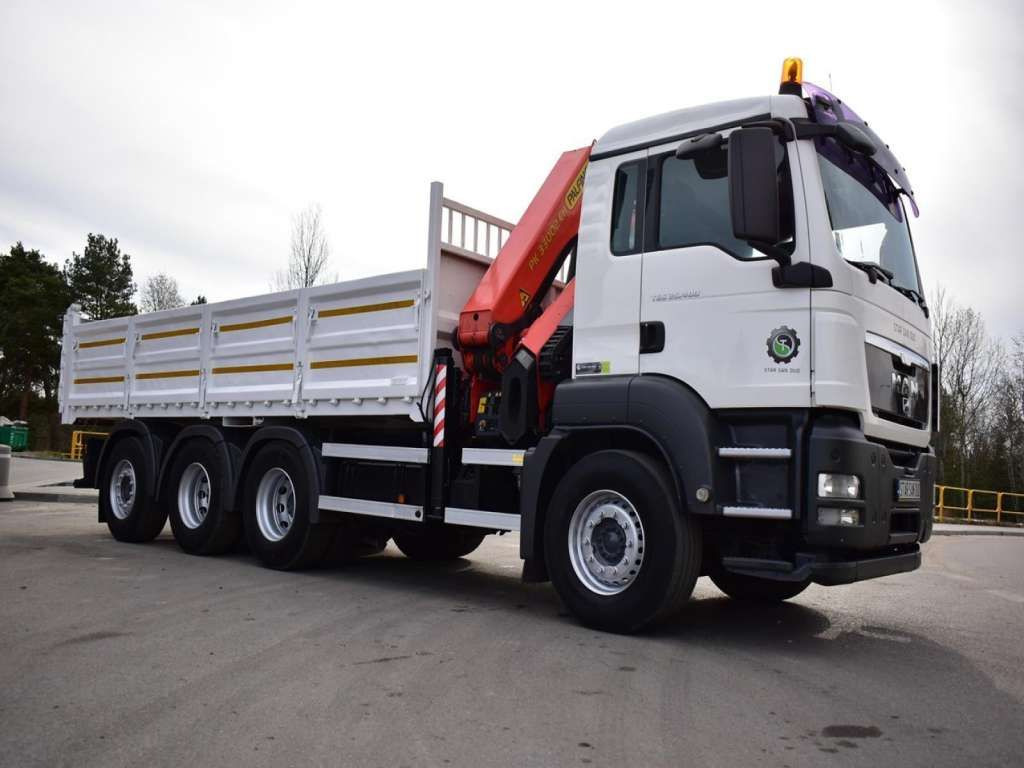 MAN TGS 35.400 8X4 PALFINGER PK 33002 CRANE KIPPER - Crane truck, Tipper: picture 3 MAN TGS 35.400 8X4 PALFINGER PK 33002 CRANE KIPPER - Crane truck, Tipper: picture 3