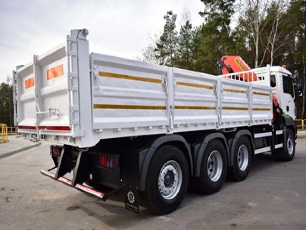 Crane truck MAN  TGS 35.400 8X4 PALFINGER PK 33002 CRANE KIPPER: picture 7