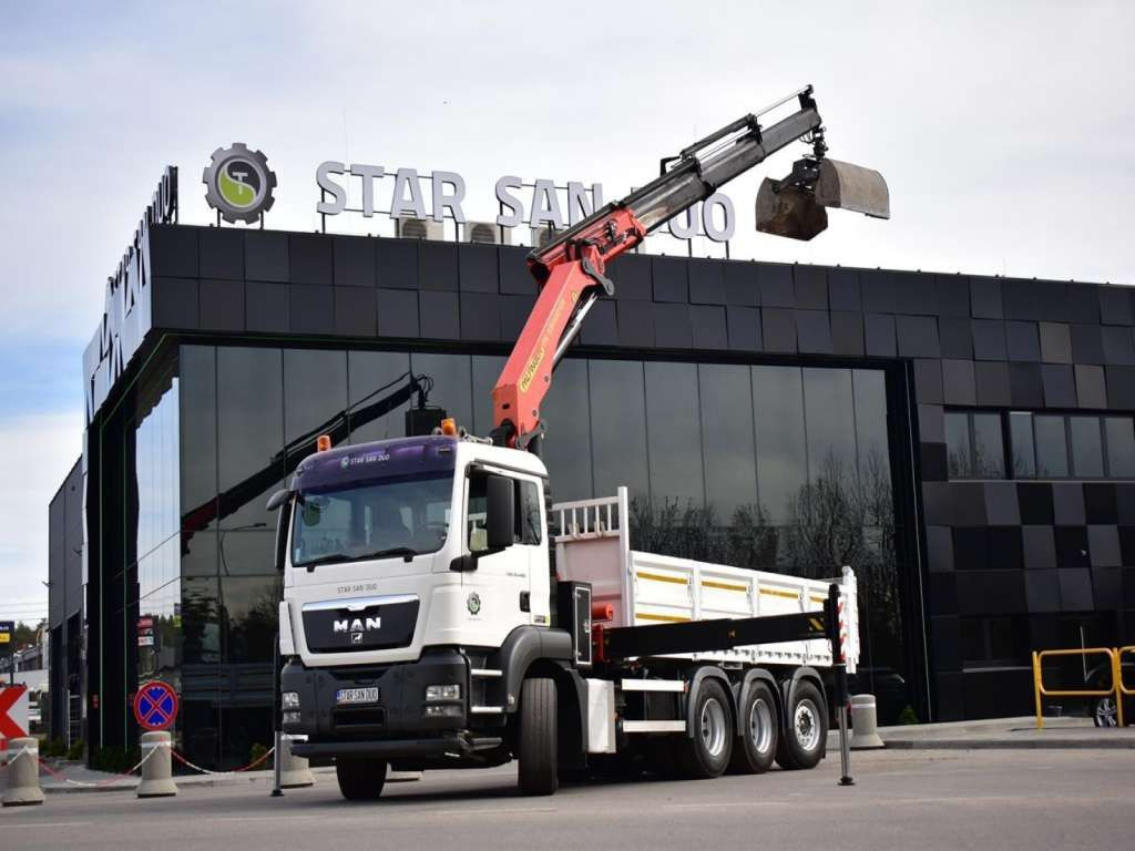 MAN TGS 35.400 8X4 PALFINGER PK 33002 CRANE KIPPER - Crane truck, Tipper: picture 5 MAN TGS 35.400 8X4 PALFINGER PK 33002 CRANE KIPPER - Crane truck, Tipper: picture 5