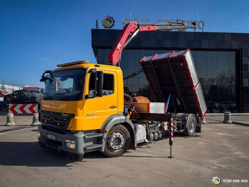 Mercedes-Benz AXOR 1824 4x2 HMF 975 HDS Crane Rotator Kipper Mercedes-Benz AXOR 1824 4x2 HMF 975 HDS Crane Rotator Kipper - Tipper: picture 4 Mercedes-Benz AXOR 1824 4x2 HMF 975 HDS Crane Rotator Kipper Mercedes-Benz AXOR 1824 4x2 HMF 975 HDS Crane Rotator Kipper - Tipper: picture 4