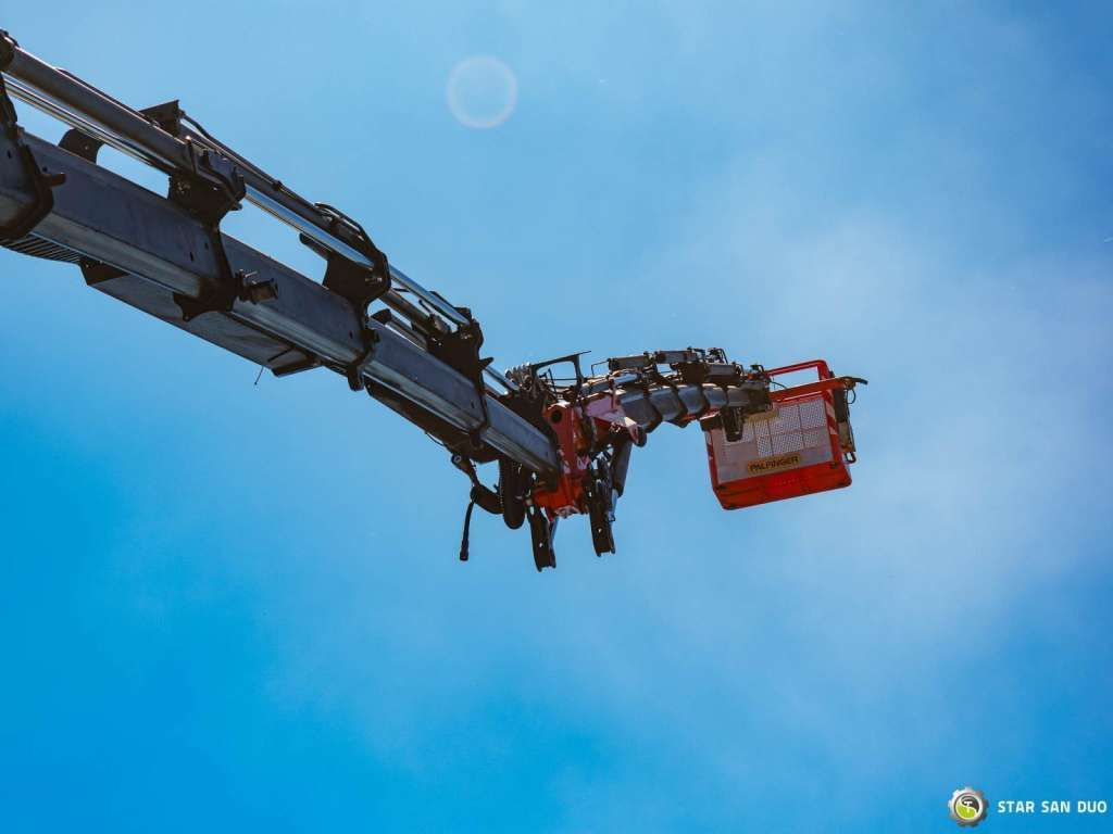 Crane truck Scania  G490 6x2 Palfinger PK 53002 SH Fly Jib Basket: picture 28