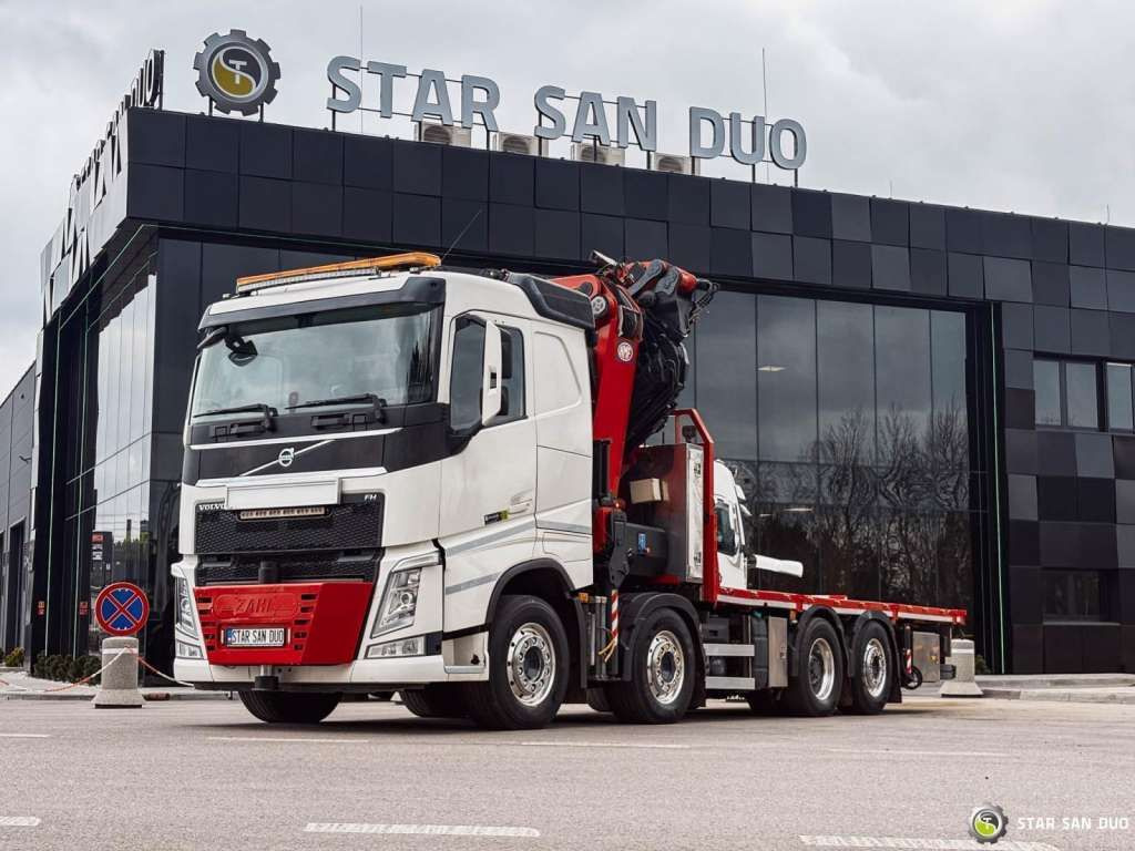 Volvo FH 550 8x2 HMF 8520 FLY JIB Winch Crane Euro 6 - Crane truck: picture 4 Volvo FH 550 8x2 HMF 8520 FLY JIB Winch Crane Euro 6 - Crane truck: picture 4