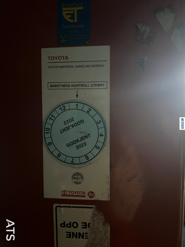 Electric forklift BT OP 1000 HSE Elektrisk truck: picture 16 Electric forklift BT OP 1000 HSE Elektrisk truck: picture 16