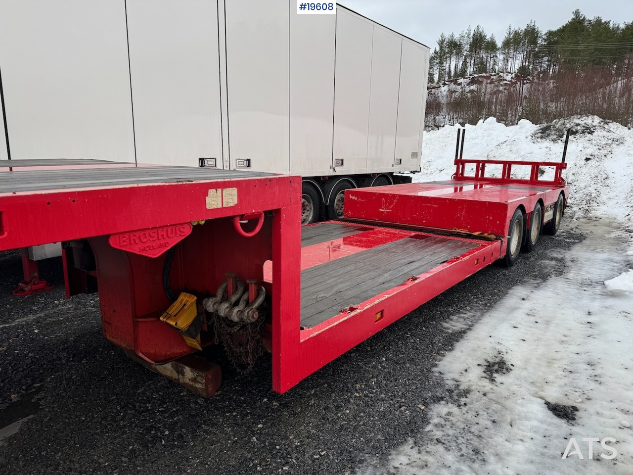 Broshuis Brønnhenger - Low loader semi-trailer: picture 2 Broshuis Brønnhenger - Low loader semi-trailer: picture 2