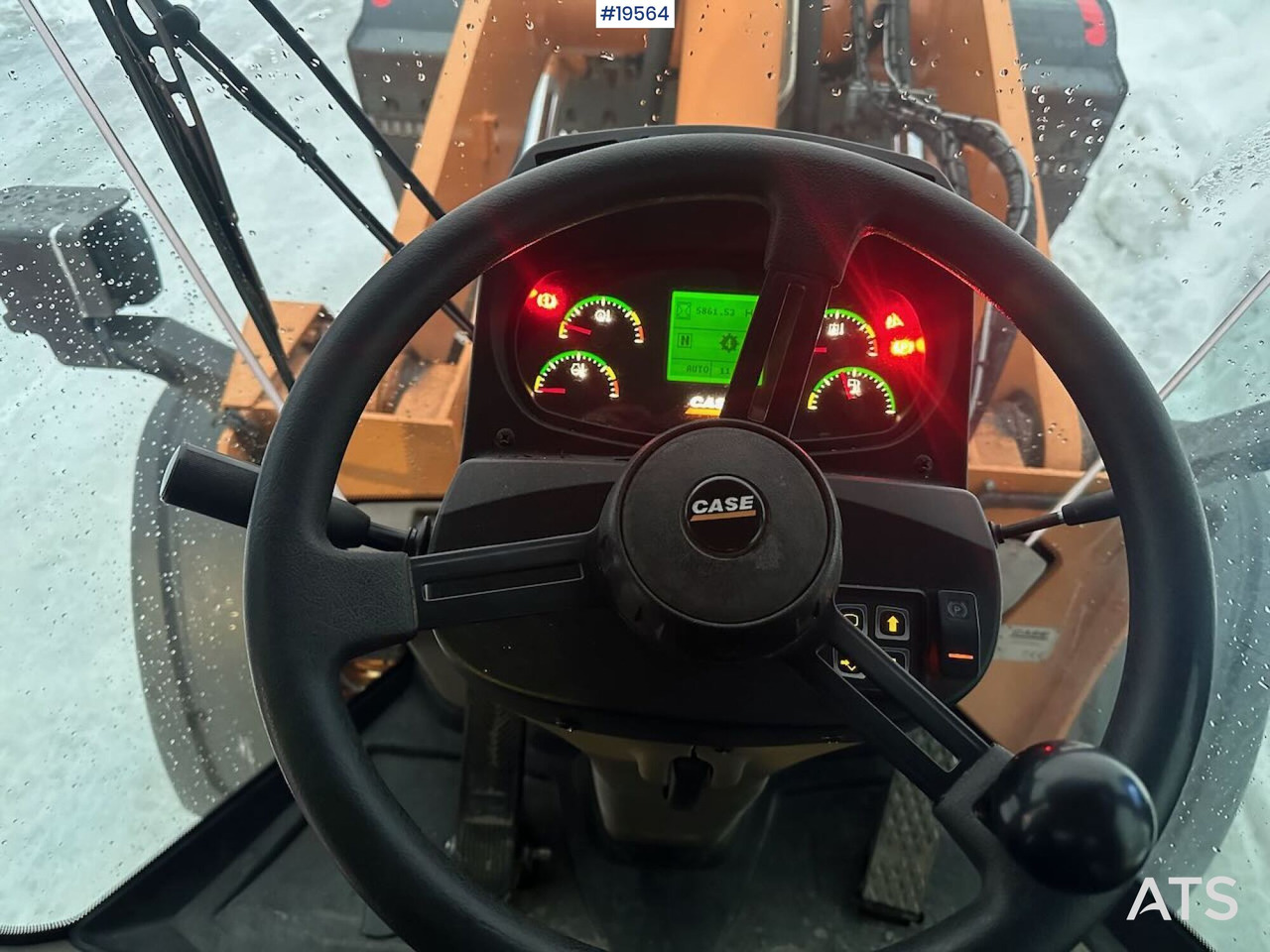 Wheel loader Case 721E hjullaster m/ snøskuffe og grusskuffe. Ny vekt og 2 sett dekk. SE VIDEO: picture 15 Wheel loader Case 721E hjullaster m/ snøskuffe og grusskuffe. Ny vekt og 2 sett dekk. SE VIDEO: picture 15