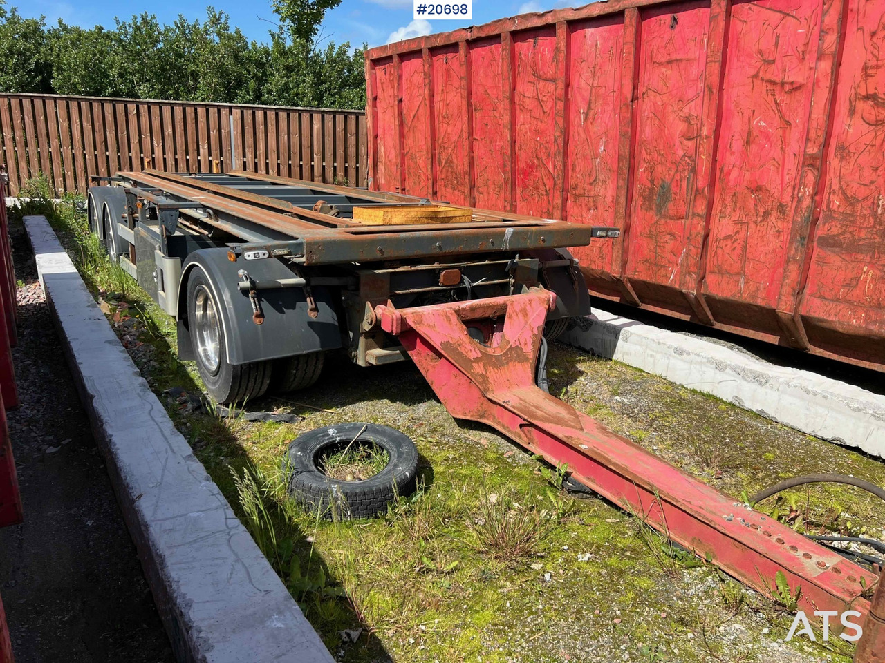Istrail 3 akslet - Roll-off/ Skip trailer: picture 1 Istrail 3 akslet - Roll-off/ Skip trailer: picture 1