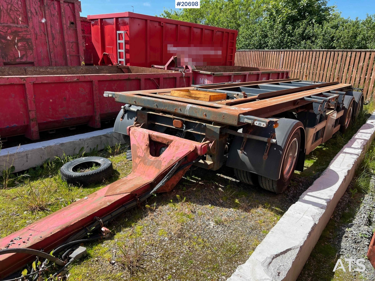 Istrail 3 akslet - Roll-off/ Skip trailer: picture 3 Istrail 3 akslet - Roll-off/ Skip trailer: picture 3