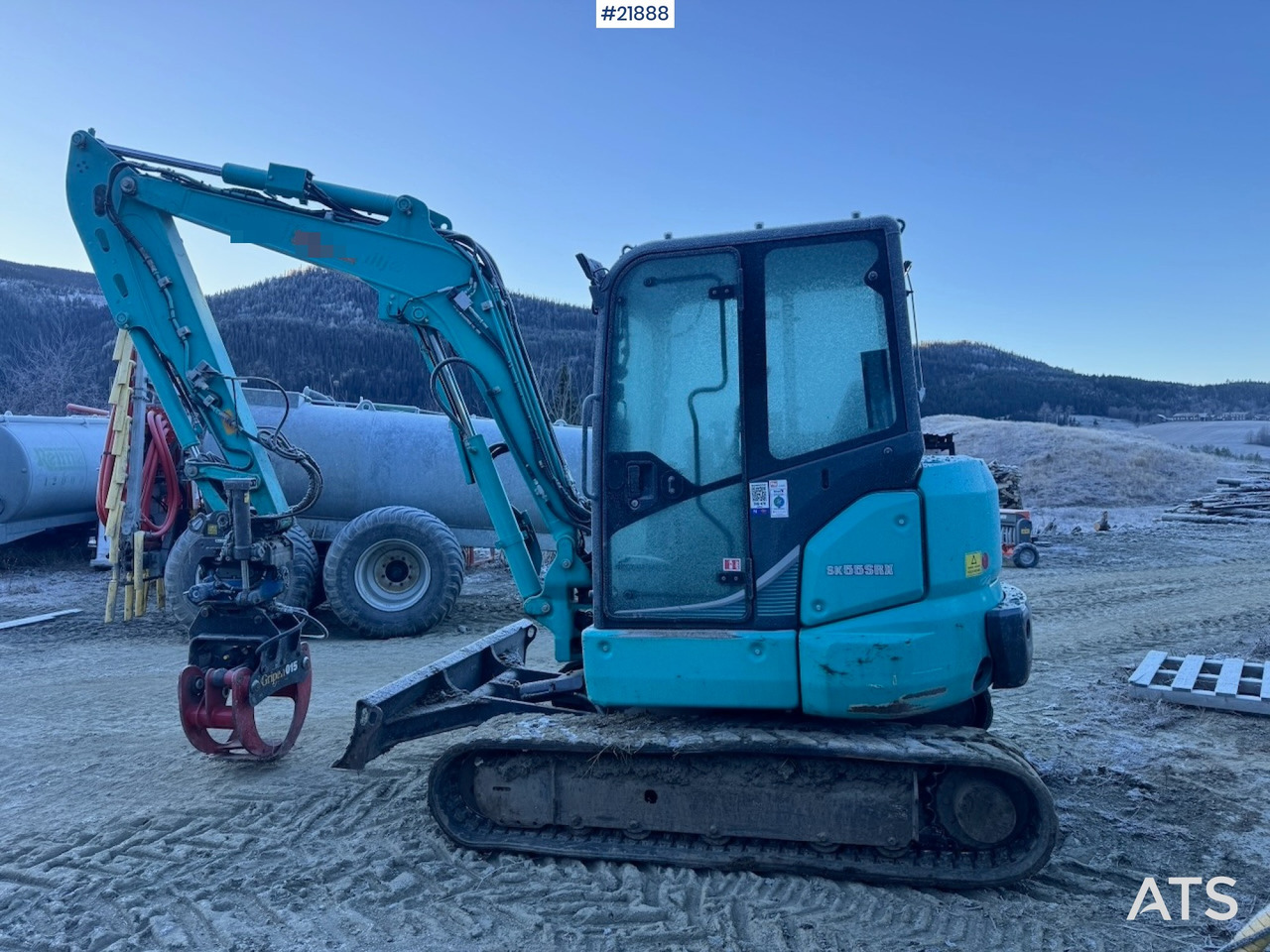Kobelco SK55SRX-6 m/ Rototilt og 3 skuffer. 2330 timer! SE VIDEO - Crawler excavator: picture 4 Kobelco SK55SRX-6 m/ Rototilt og 3 skuffer. 2330 timer! SE VIDEO - Crawler excavator: picture 4