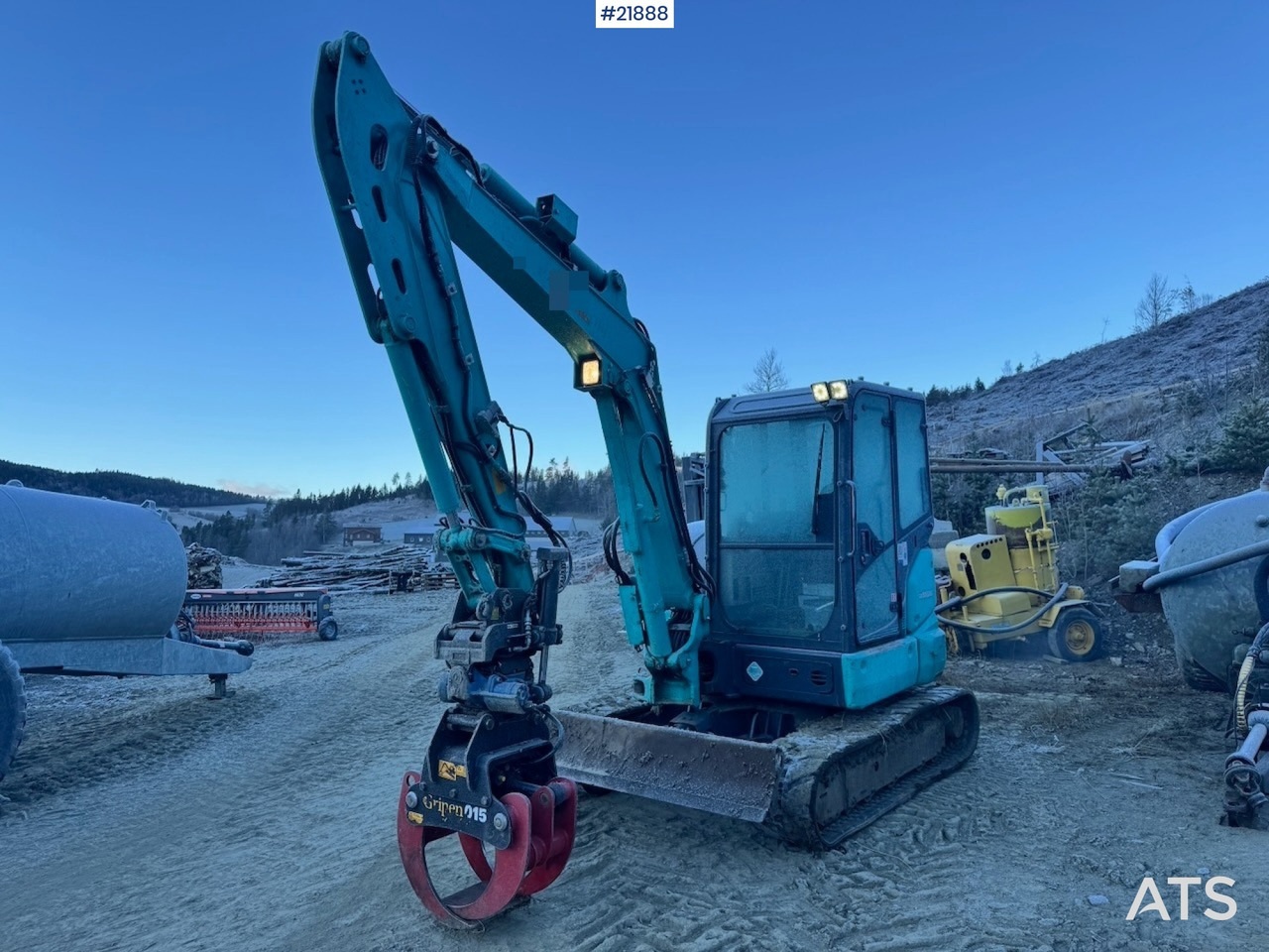 Kobelco SK55SRX-6 m/ Rototilt og 3 skuffer. 2330 timer! SE VIDEO - Crawler excavator: picture 1 Kobelco SK55SRX-6 m/ Rototilt og 3 skuffer. 2330 timer! SE VIDEO - Crawler excavator: picture 1