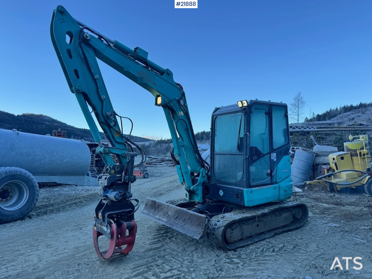 Kobelco SK55SRX-6 m/ Rototilt og 3 skuffer. 2330 timer! SE VIDEO - Crawler excavator: picture 2 Kobelco SK55SRX-6 m/ Rototilt og 3 skuffer. 2330 timer! SE VIDEO - Crawler excavator: picture 2