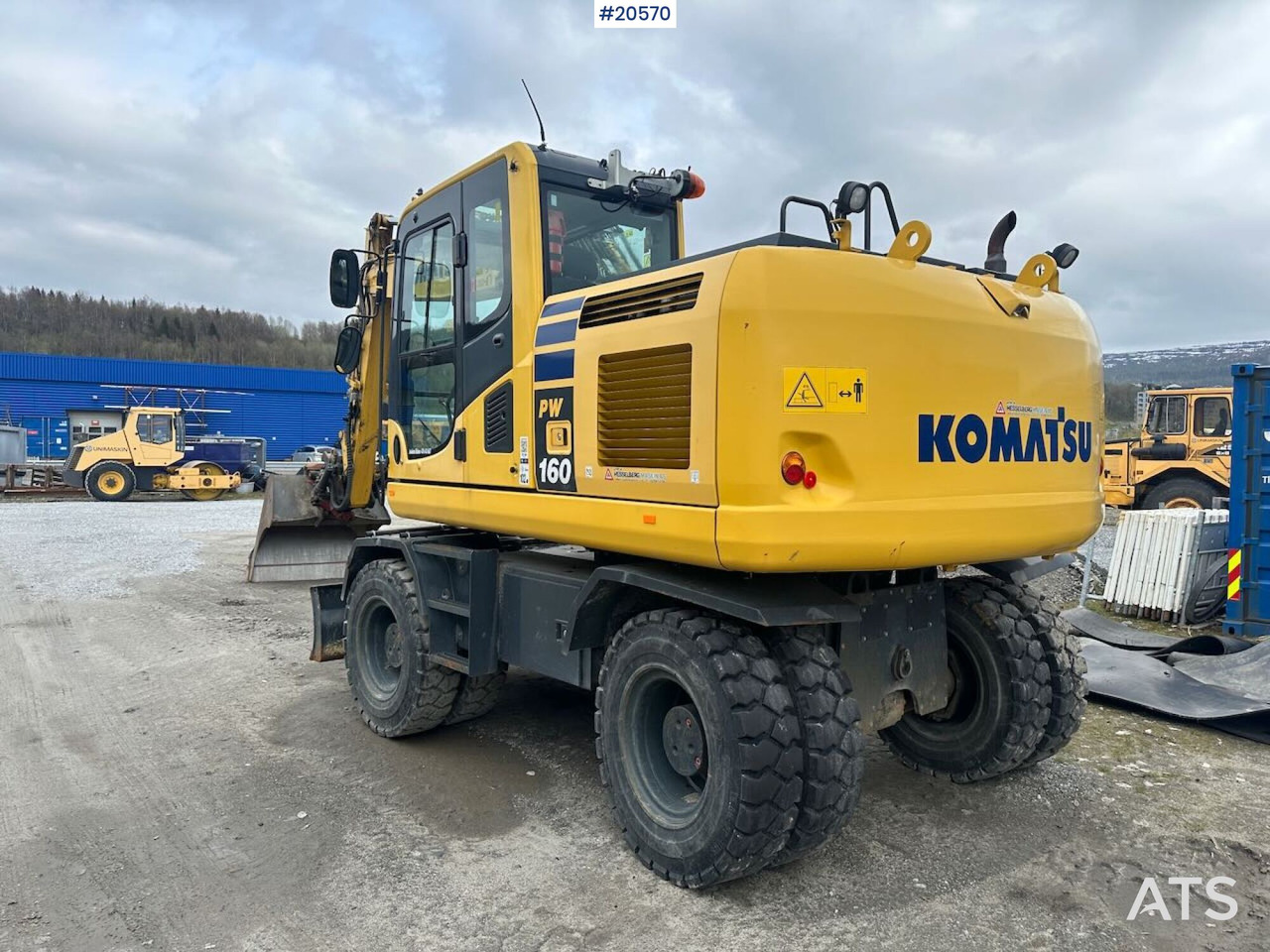 Komatsu PW160-10 - Excavator: picture 3 Komatsu PW160-10 - Excavator: picture 3