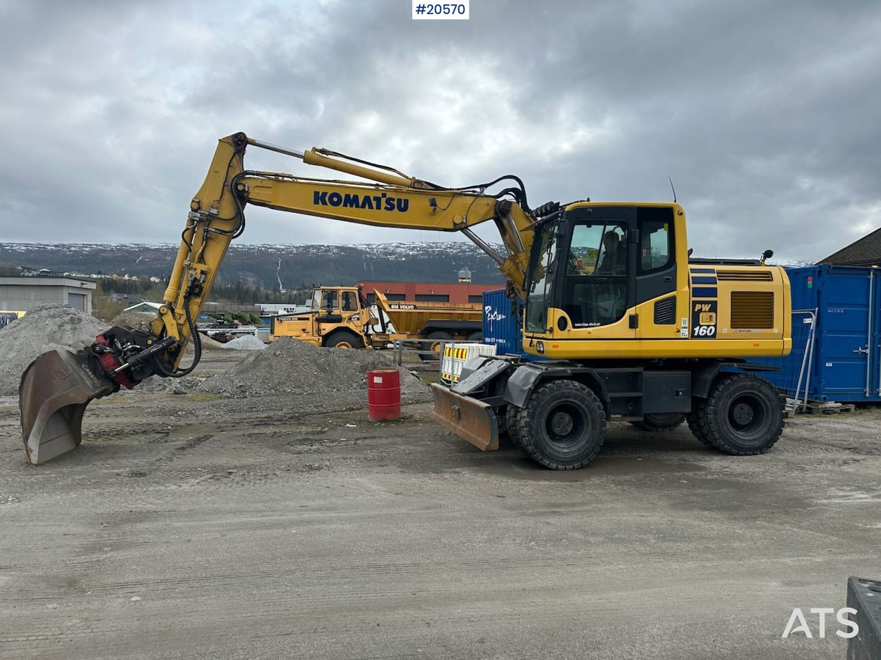 Komatsu PW160-10 - Excavator: picture 2 Komatsu PW160-10 - Excavator: picture 2