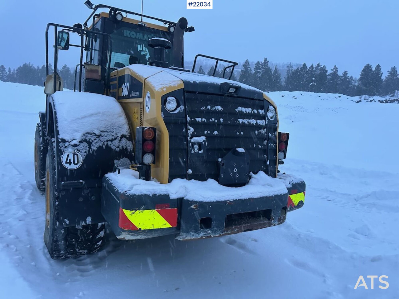 Komatsu WA380-7 hjullaster m/ skuffe, vekt, sommer- og vinterdekk. SE VIDEO - Wheel loader: picture 4 Komatsu WA380-7 hjullaster m/ skuffe, vekt, sommer- og vinterdekk. SE VIDEO - Wheel loader: picture 4