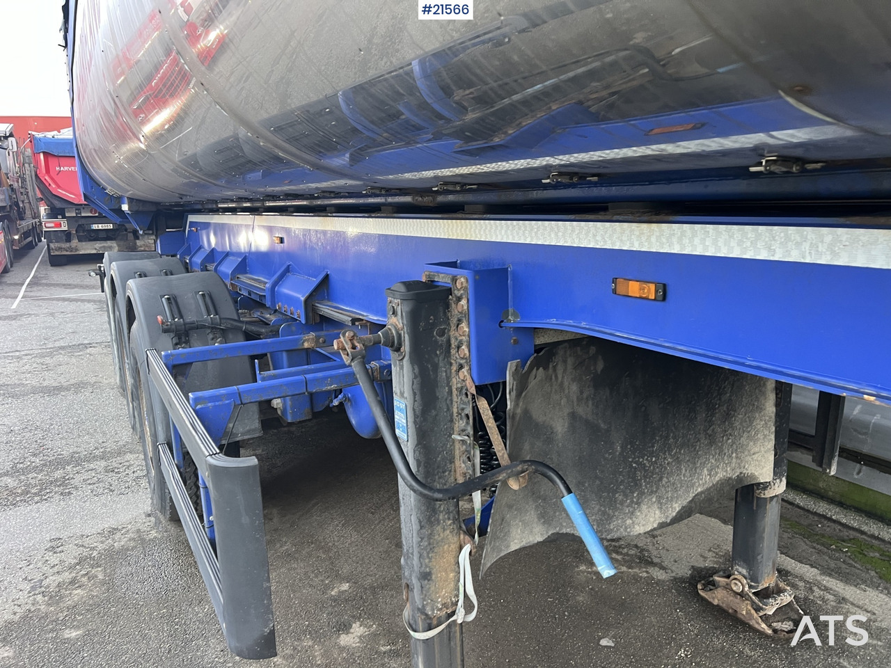 Tipper trailer Langendorf 3 akslet asfaltsemi m/ Hydraulsik kapell: picture 28