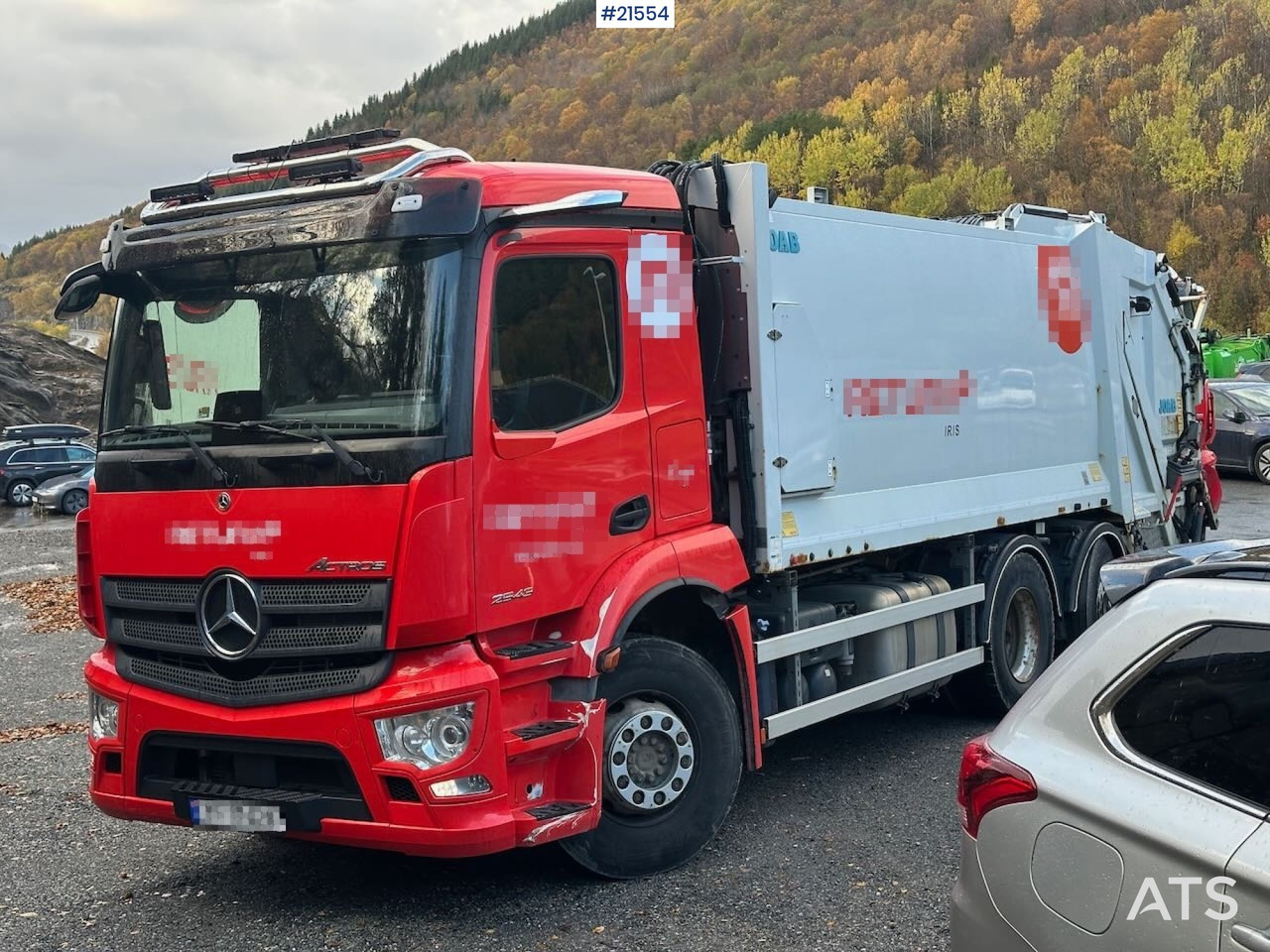 Mercedes Actros 2543 6x2 2 – kammers komprimatorbil m/ 2020 JOAB Anaconda twin påbygg - Garbage truck: picture 1 Mercedes Actros 2543 6x2 2 – kammers komprimatorbil m/ 2020 JOAB Anaconda twin påbygg - Garbage truck: picture 1