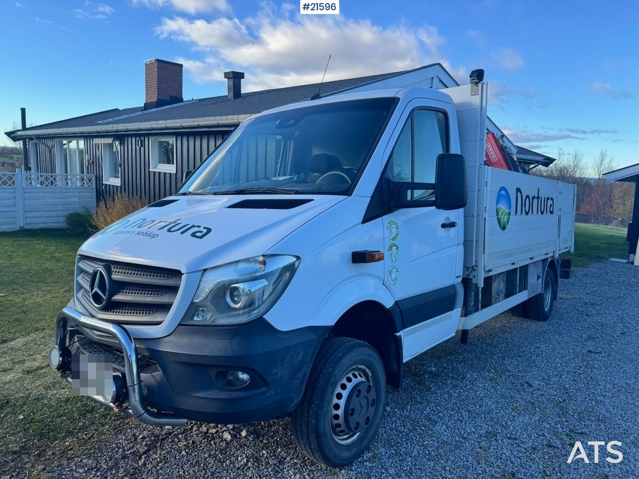 Mercedes-Benz Sprinter 519 4x4 nødslaktbil med vinsj og bakmontert Fassi kran - Panel van: picture 1 Mercedes-Benz Sprinter 519 4x4 nødslaktbil med vinsj og bakmontert Fassi kran - Panel van: picture 1