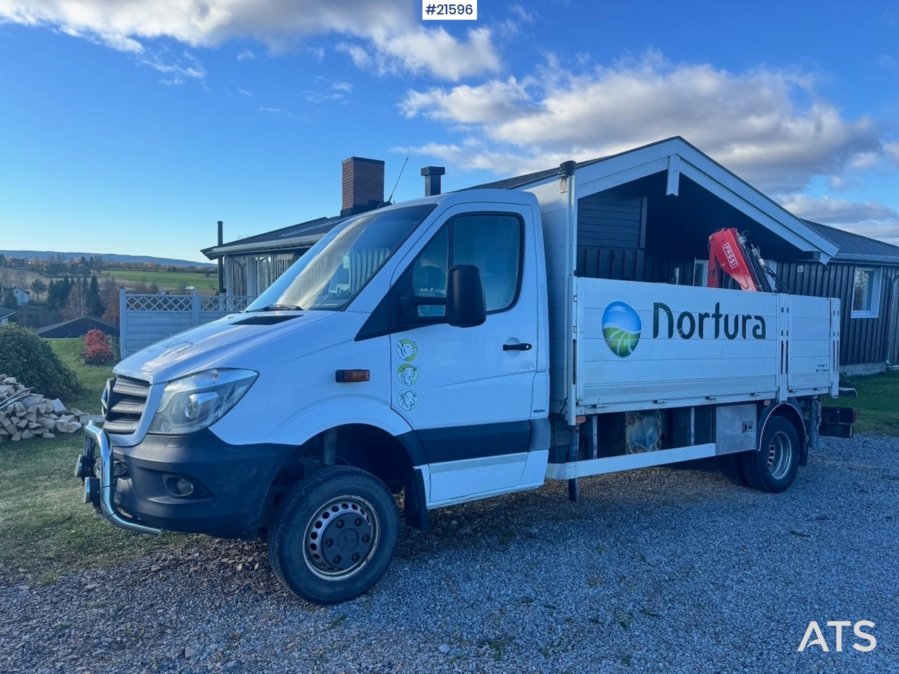 Mercedes-Benz Sprinter 519 4x4 nødslaktbil med vinsj og bakmontert Fassi kran - Panel van: picture 2 Mercedes-Benz Sprinter 519 4x4 nødslaktbil med vinsj og bakmontert Fassi kran - Panel van: picture 2