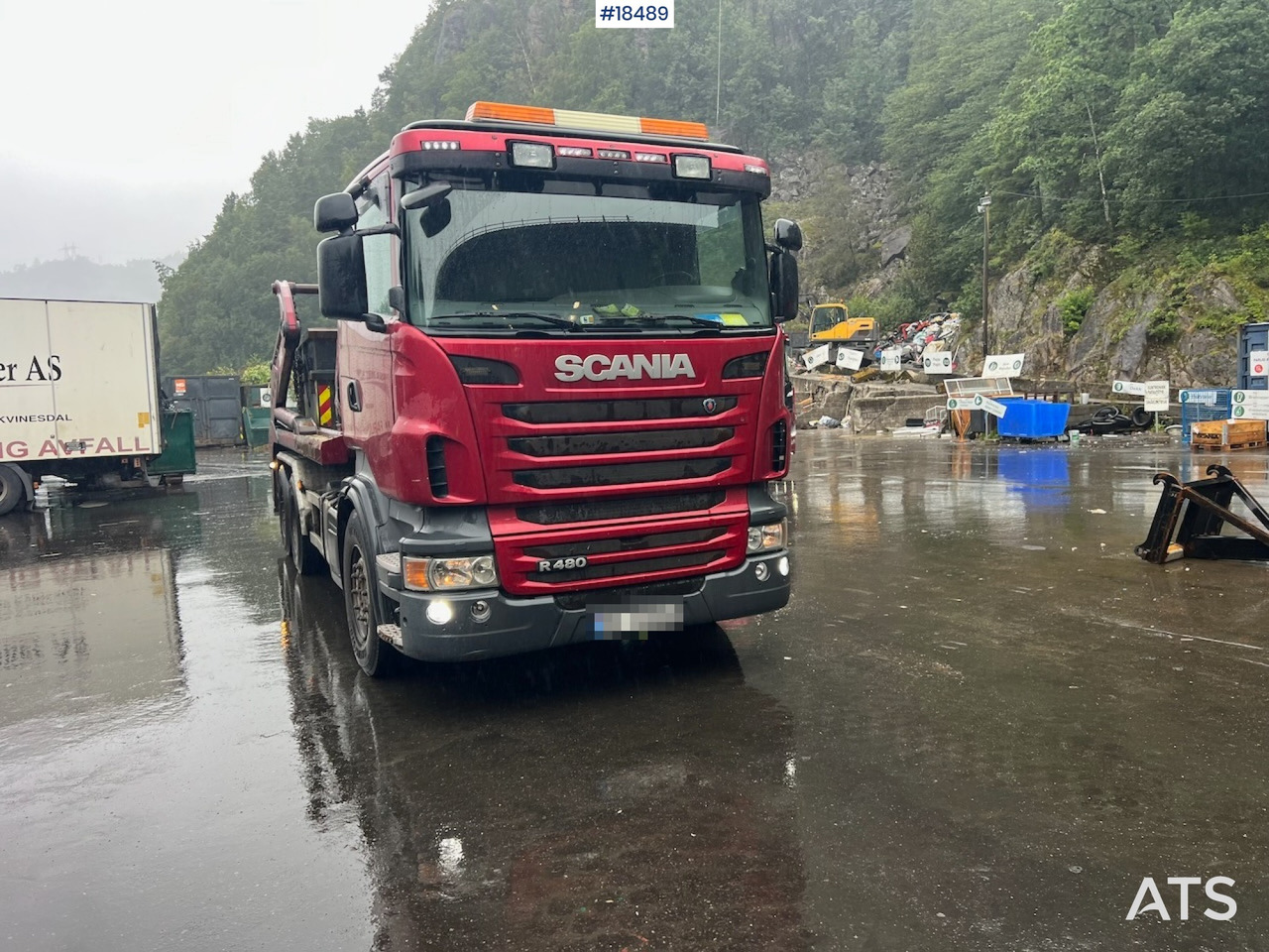 Scania R480 - Skip loader truck: picture 1 Scania R480 - Skip loader truck: picture 1
