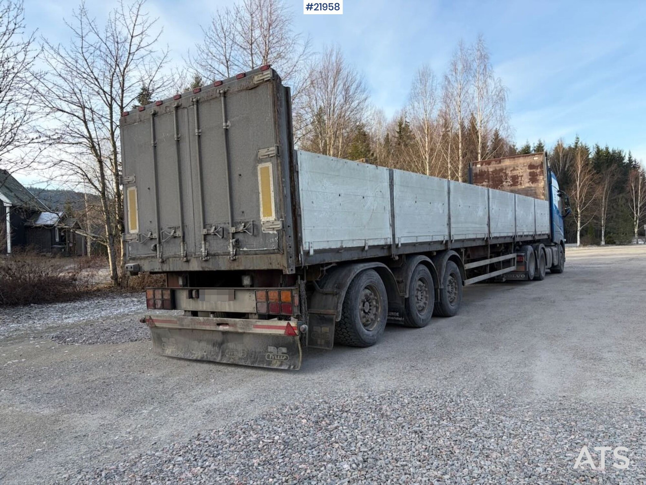 Tyllis L3 3-akslet Rettsemi m/ lemmer. Rep objekt - Dropside/ Flatbed semi-trailer: picture 1 Tyllis L3 3-akslet Rettsemi m/ lemmer. Rep objekt - Dropside/ Flatbed semi-trailer: picture 1