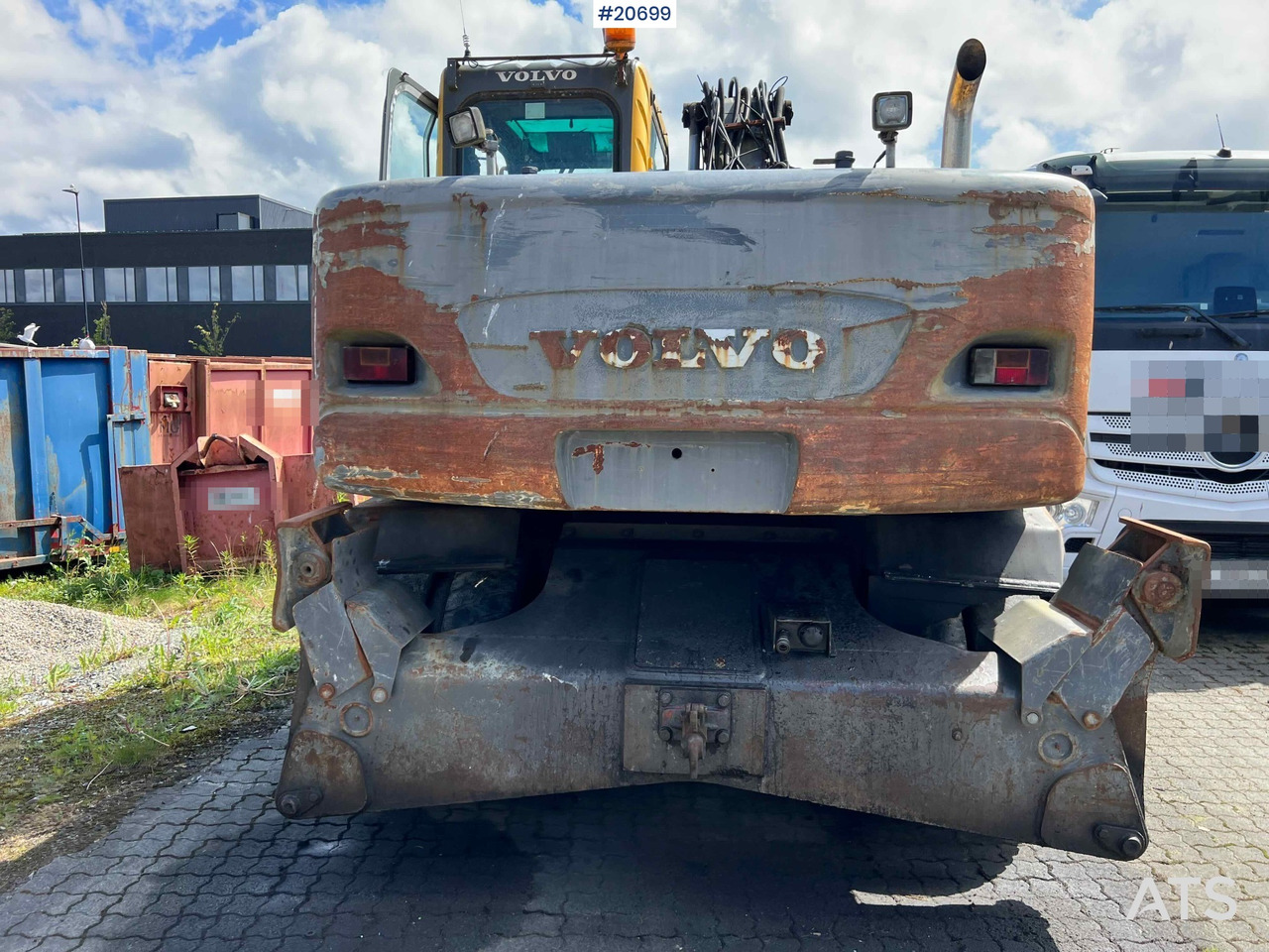 Volvo EW160B hjulmaskin m/ støtte bein og skjær - Wheel loader: picture 5 Volvo EW160B hjulmaskin m/ støtte bein og skjær - Wheel loader: picture 5