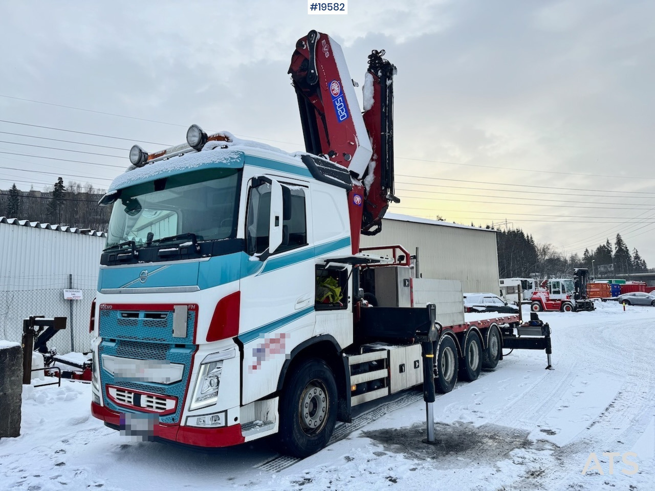Volvo FH540 - Crane truck, Dropside/ Flatbed truck: picture 1 Volvo FH540 - Crane truck, Dropside/ Flatbed truck: picture 1