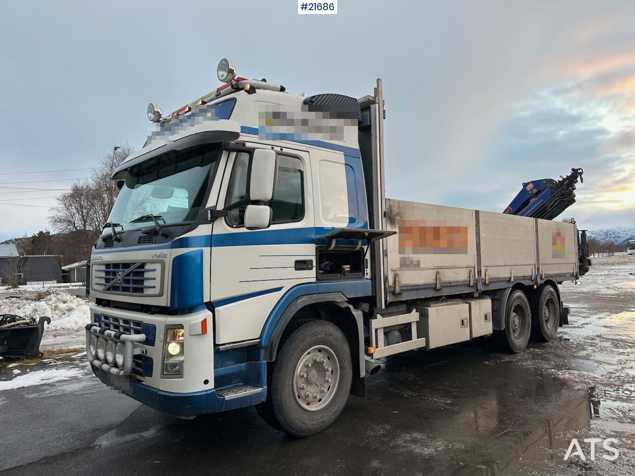Volvo FM12 Globetrotter 6x4 kranbil m/ bak montert 18 t/m kran og vinsj. SE VIDEO - Crane truck: picture 2 Volvo FM12 Globetrotter 6x4 kranbil m/ bak montert 18 t/m kran og vinsj. SE VIDEO - Crane truck: picture 2