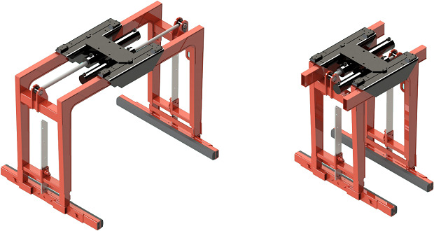 Brick stack grapple PL-3 - Clamp for Loader crane: picture 1 Brick stack grapple PL-3 - Clamp for Loader crane: picture 1
