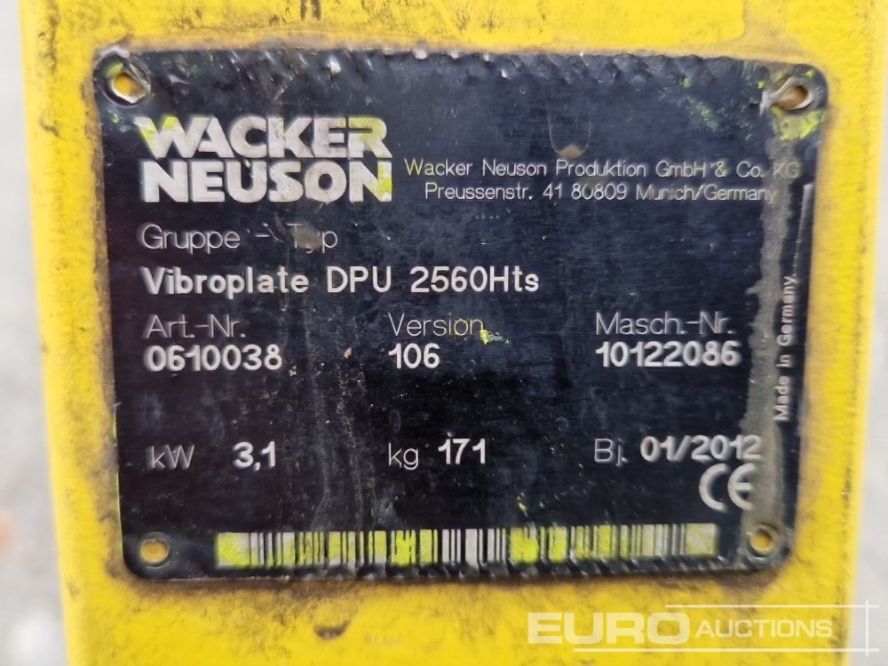 Asphalt machine 2012 Wacker Neuson DPU2560H: picture 9 Asphalt machine 2012 Wacker Neuson DPU2560H: picture 9