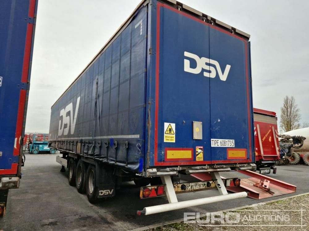 2014 Krone Tri Axle Curtainsider Trailer - Curtainsider semi-trailer: picture 2 2014 Krone Tri Axle Curtainsider Trailer - Curtainsider semi-trailer: picture 2