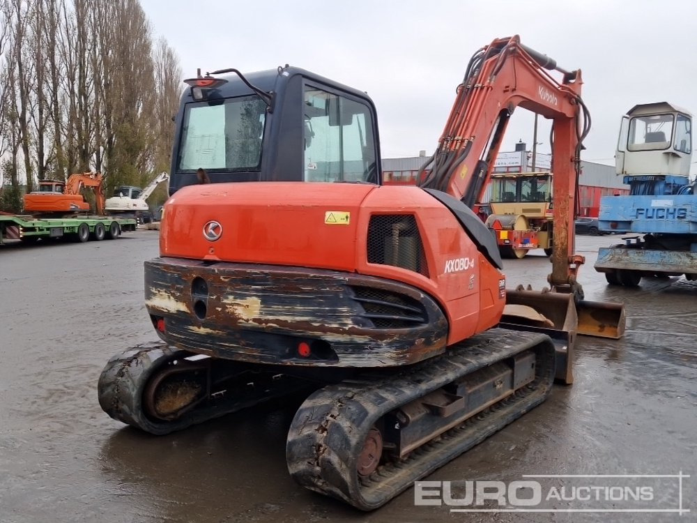 2015 Kubota KX080-4 - Mini excavator: picture 4 2015 Kubota KX080-4 - Mini excavator: picture 4