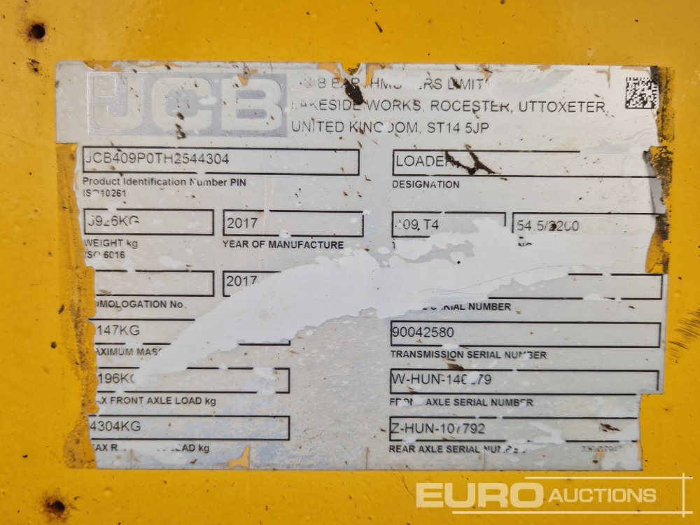 Wheel loader 2017 JCB 409: picture 32