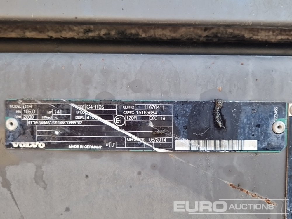 Wheel excavator 2017 Volvo EW140D: picture 33 Wheel excavator 2017 Volvo EW140D: picture 33