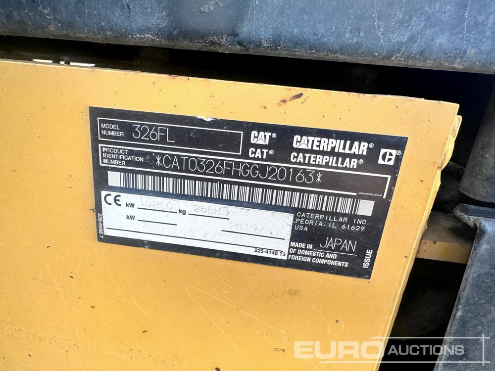 2019 CAT 326FL - Crawler excavator: picture 5 2019 CAT 326FL - Crawler excavator: picture 5