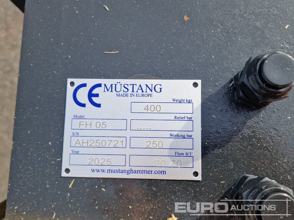 Attachment for Excavator Unused 2025 Mustang FH05: picture 8