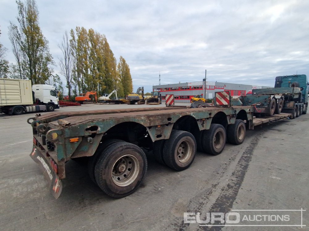 Faymonville 4 Axle Low Loader Trailer, Twin Axle Extension - Low loader semi-trailer: picture 4 Faymonville 4 Axle Low Loader Trailer, Twin Axle Extension - Low loader semi-trailer: picture 4