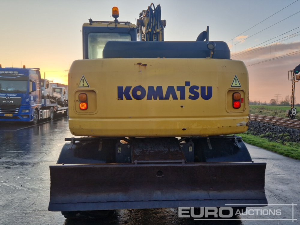 Komatsu PW140-7 - Wheel excavator: picture 4 Komatsu PW140-7 - Wheel excavator: picture 4