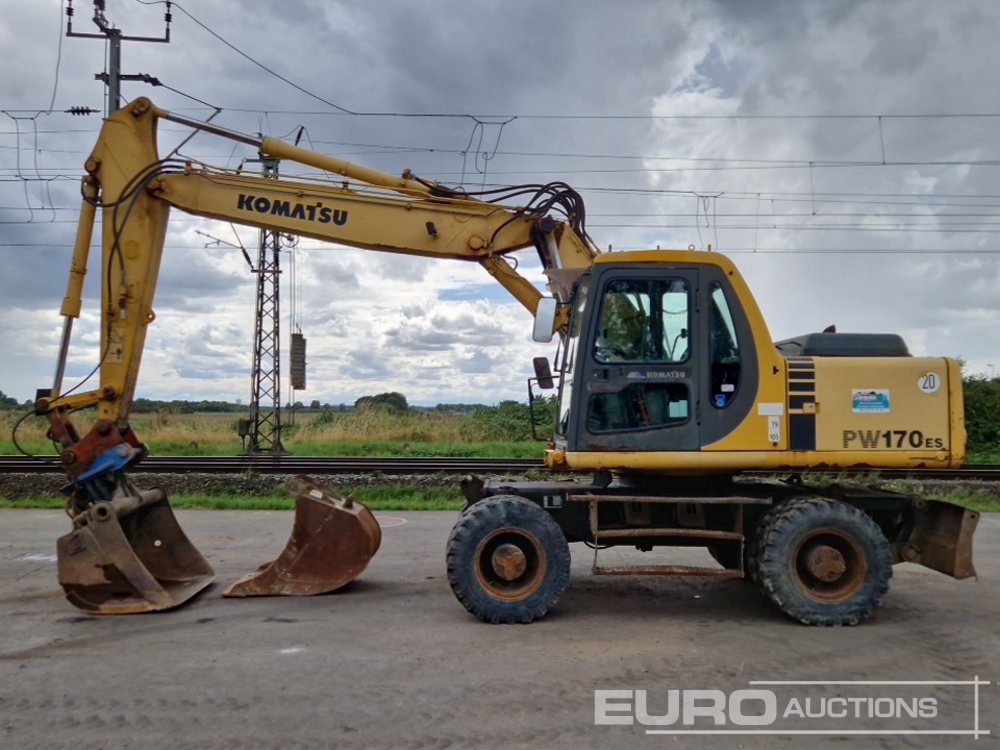 Komatsu PW170ES-6K - Wheel excavator: picture 2 Komatsu PW170ES-6K - Wheel excavator: picture 2