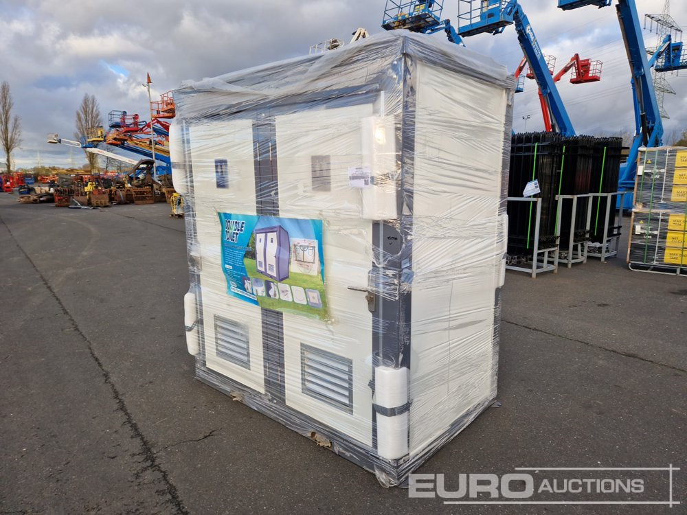 Unused 2024 Portable Toilet, Double,L1300 x W2160 x H2360mm - Construction container: picture 1 Unused 2024 Portable Toilet, Double,L1300 x W2160 x H2360mm - Construction container: picture 1
