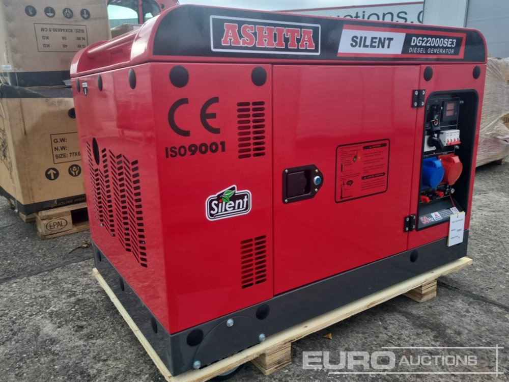Unused Ashita Power DG22000SE3 - Generator set: picture 1 Unused Ashita Power DG22000SE3 - Generator set: picture 1