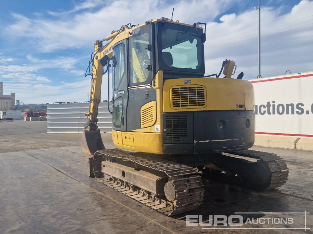 2010 Komatsu PC88MR-8 - Mini excavator: picture 3 2010 Komatsu PC88MR-8 - Mini excavator: picture 3