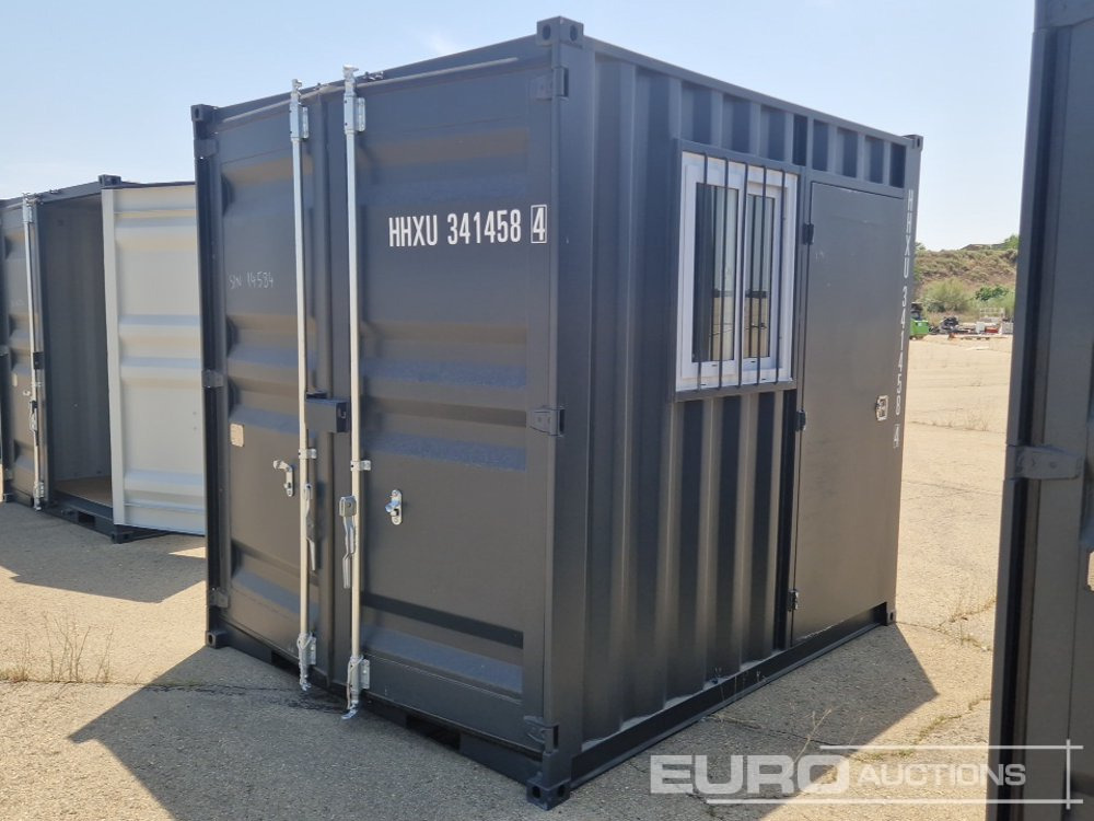 Unused 2025 10' Container, One Side Multi-Door, Side Door, Window / Contenedor - Shipping container: picture 1 Unused 2025 10' Container, One Side Multi-Door, Side Door, Window / Contenedor - Shipping container: picture 1